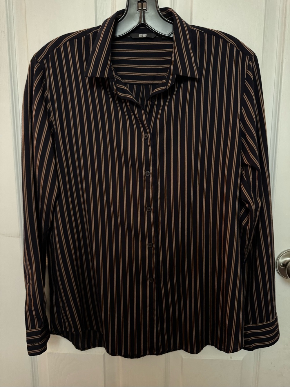 Striped Button-Up Shirt